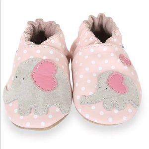 Robeez Soft Sole Pink Girls Shoes - Little Peanut